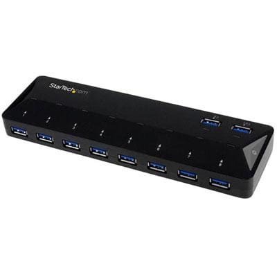 Startech Canada - 10 Pt USB 3.0 Hub wCharge - ST103008U2C