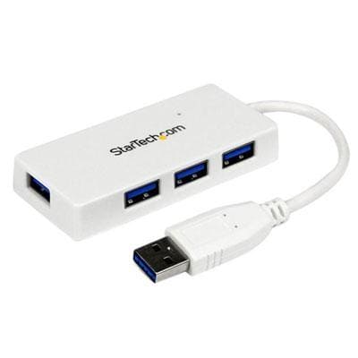 Startech Canada - 4-Port USB 3.0 Hub White - ST4300MINU3W