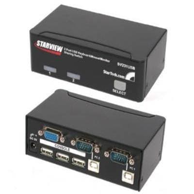 Startech Canada - 2 Port USB KVM Switch Kit - SV231USB