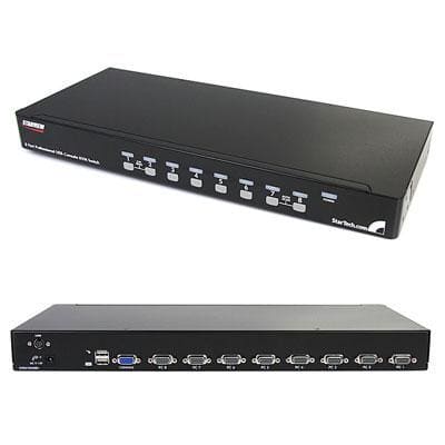 Startech Canada - 8 Port 1U USB KVM Switch - SV831DUSBUK