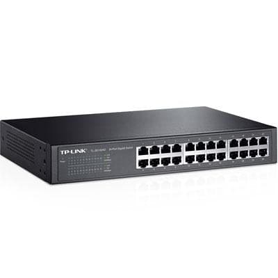 TP-Link - 24-port Gigabit Desktop/Rachmo - TL-SG1024D