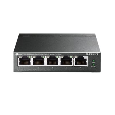 TP-Link - 5-Port Gigabit Smart Switch - TL-SG105PE