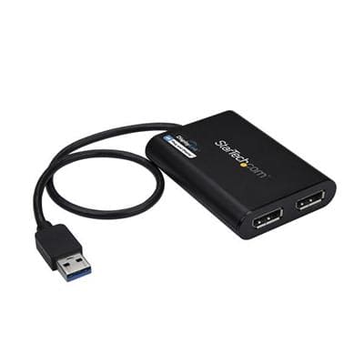 Startech Canada - USB to Dual DP Adapt - USB32DP24K60