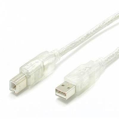 Startech Canada - 10' Clear USB Cable A B - USBFAB10T