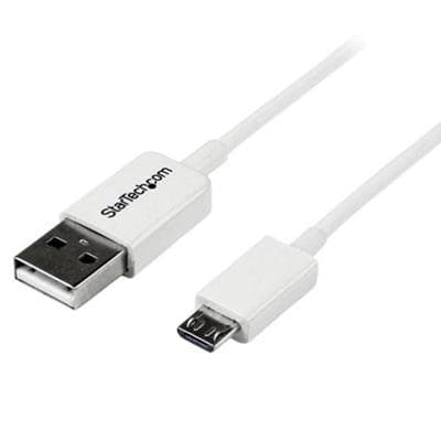 Startech Canada - Micro USB Cable WH - USBPAUB2MW