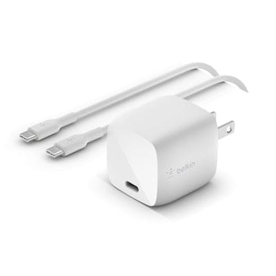 Belkin - BT CHRG USB-C W/C USB-C - WCH001dq1MWH-B6