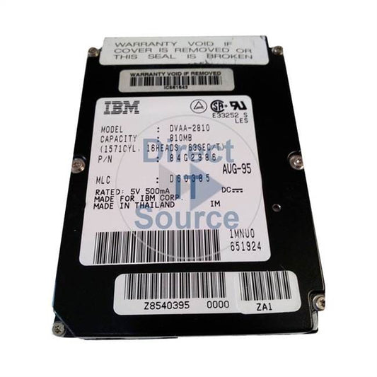 IBM 810MB 2.5" IDE 12MM HARD DRIVE