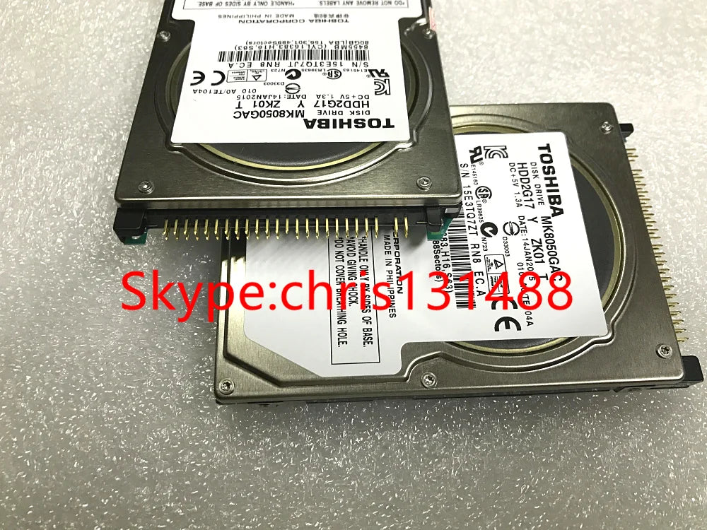 Toshiba MK8050GAC - Hard drive - internal - 80 GB - 4200 rpm - 2.5" - ATA-100