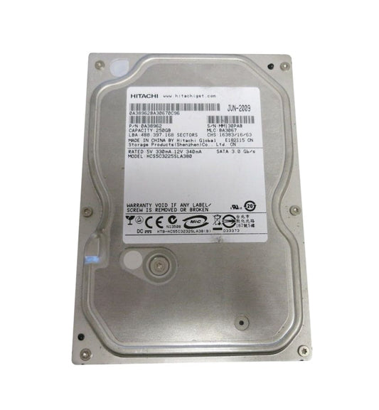 Hitachi HCS5C3225SLA380 250GB 5400RPM SATA 3.5" HARD DRIVE