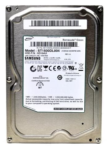 Samsung 1.5TB 32MB Sata-300 3.5inch Hard Drive