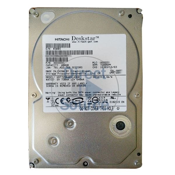 Hitachi Deskstar T7K500 400 GB Serial ATA Hard Drive