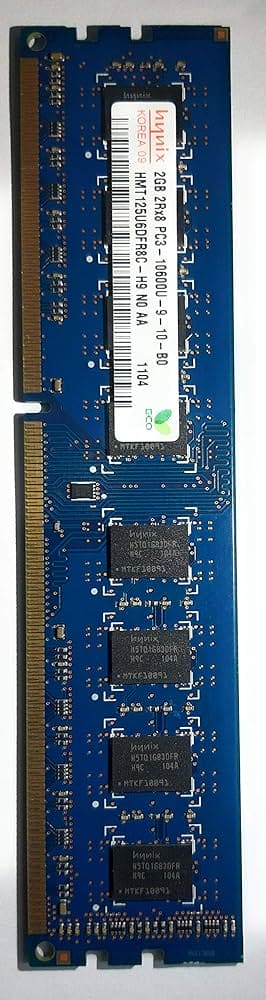 Hynix HMT125U6DFR8C-H9 - 2GB 1333Mhz PC3-10600U DDR3-1333 240-Pin DIMM Desktop Memory Ram