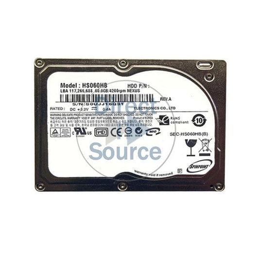 Samsung SpinPoint HS060HB - Hard drive - 60 GB - internal - 1.8"