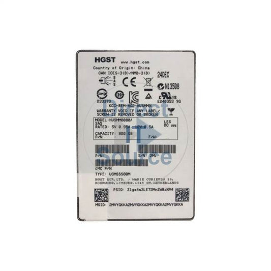 HGST Ultrastar SSD800MM HUSMM8080ASS200 800GB Internal 2.5" (0B28589) SSD