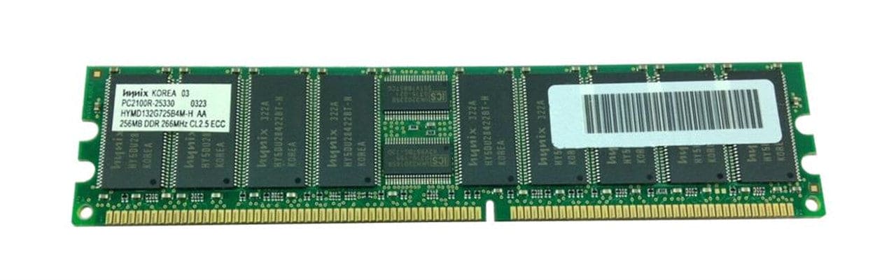 Hynix HYMD132G725B4MHAA 256MB DDR-266MHz CL2.5 ECC Registered Memory Module