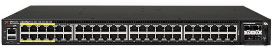 Brocade ICX7450-48P-E 48-Port PoE+ Managed Rack-Mountable Switch