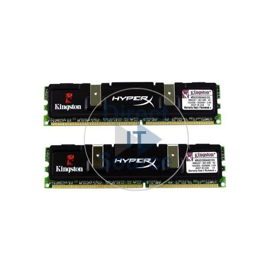 HyperX 2GB (2 x 1GB) 184-Pin DDR SDRAM ECC Registered DDR 400 (PC 3200) Dual Channel Kit Server Memory Model KRX3200AK2/2G