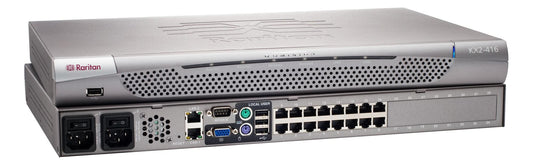 Raritan DKX2-416 Dominion 1600 x 1200 16-Ports 1U Rack-Mountable KVM Switch