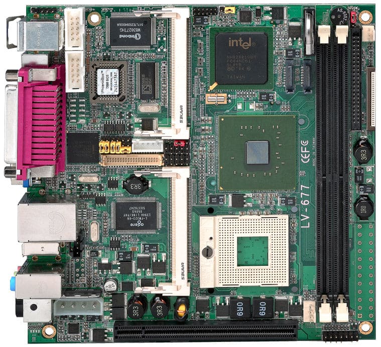 Intel  CoreTM  Duo / Core 2 Duo  Mini-ITXexpress Motherboard