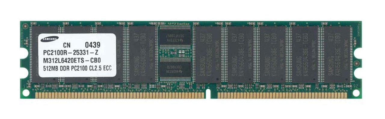 Samsung 512MB PC2100 CL2.5 ECC Memory M312L6420ETS-CB0 PC2100R-25331-Z