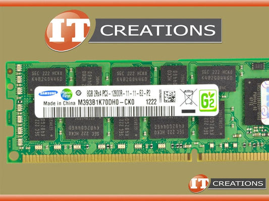 SAMSUNG 8GB 240-Pin DDR3 SDRAM ECC Registered DDR3 1600 (PC3 12800) Server Memory Model M393B1K70DH0-CK0