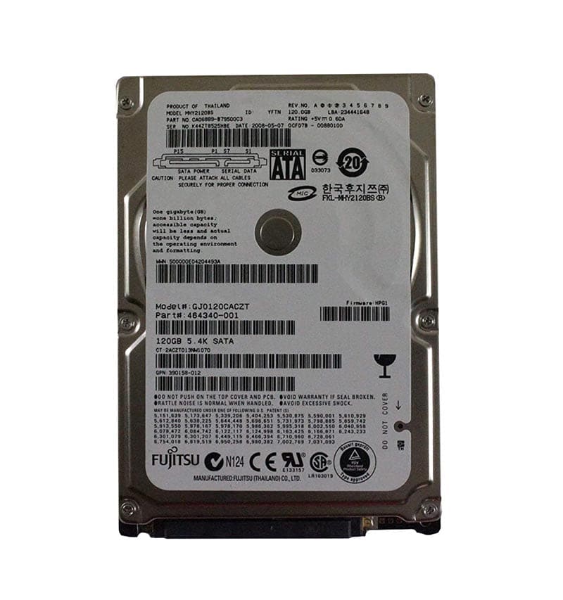 Fujitsu Mobile MHY2120BS 120 GB SATA-150 Internal Hard Drive