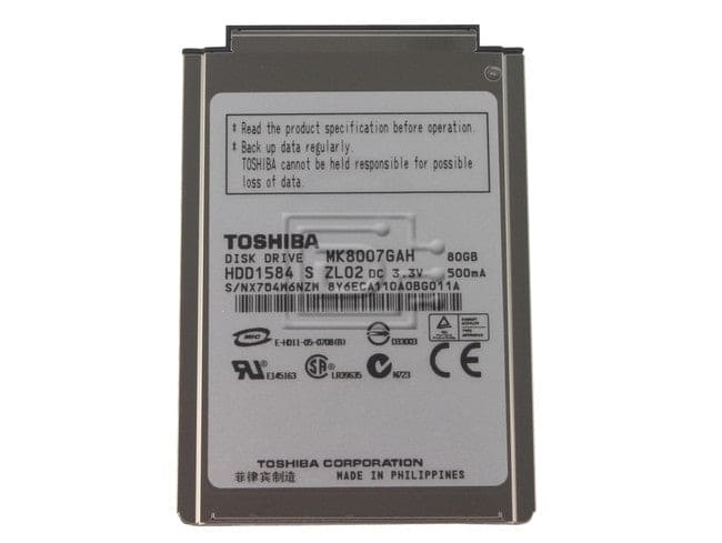 Toshiba 80GB 1.8" HD