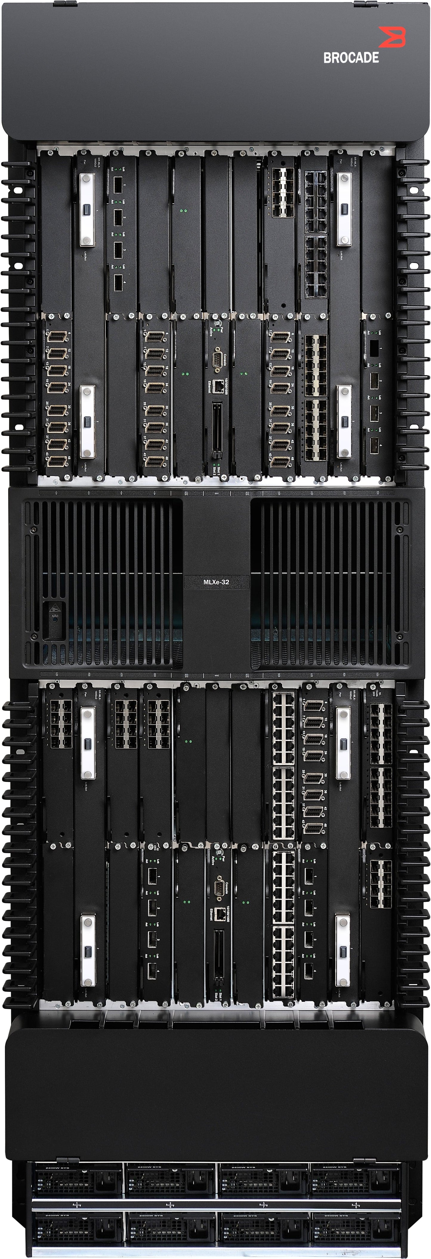 Brocade Inc. NI-XMR-32-MR 10/100/1000Base-T RJ-45 System Management Module For NetIron XMR 32000 Router Chassis