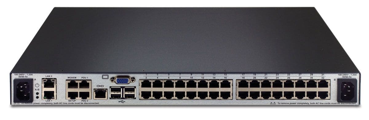 Avocent MPU8032DAC-001 MergePoint Unity 8032 32-Ports 8-Digital Path 1U KVM over IP KVM switch