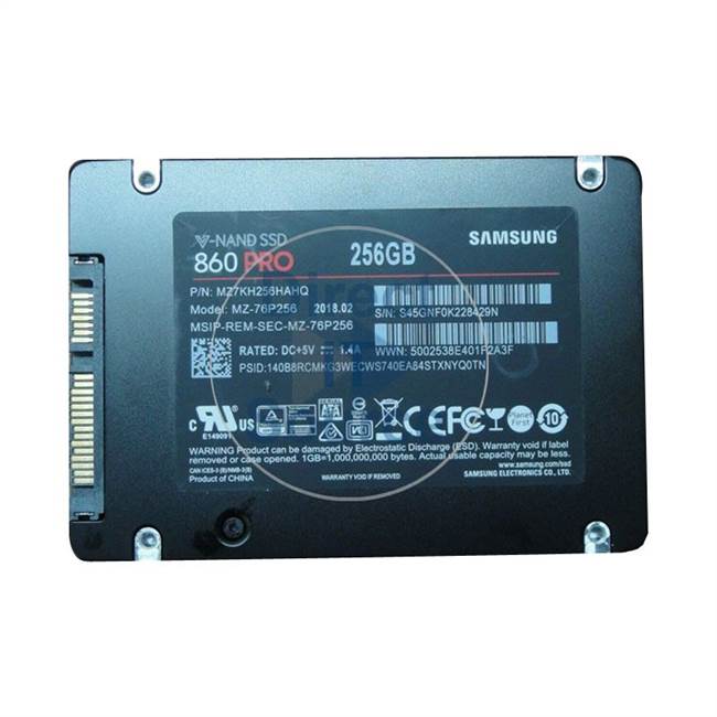 Samsung MZ-76P256 860 Pro 256GB 2.5-Inch SATA 6Gbps Solid State Drive