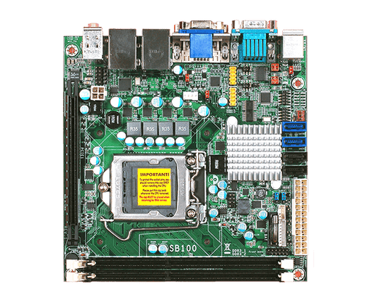 DFI Itox SB100-NRM Intel Q67 3rd 2nd Gen i7 i5 i3 CPU Mini ITX