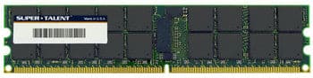 SUPER TALENT 1GB 240-Pin DDR2 SDRAM ECC Registered DDR2 400 (PC2 3200) Server Memory Model T400RA1G4