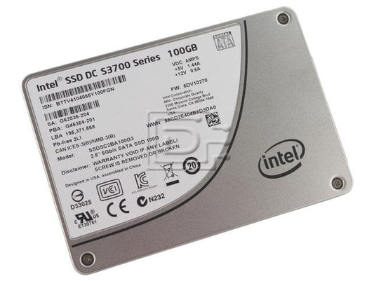 Intel DC S3700 Series Taylorsville SSDSC2BA100G301 2.5'' 100GB SATA III MLC Internal Solid State Drive