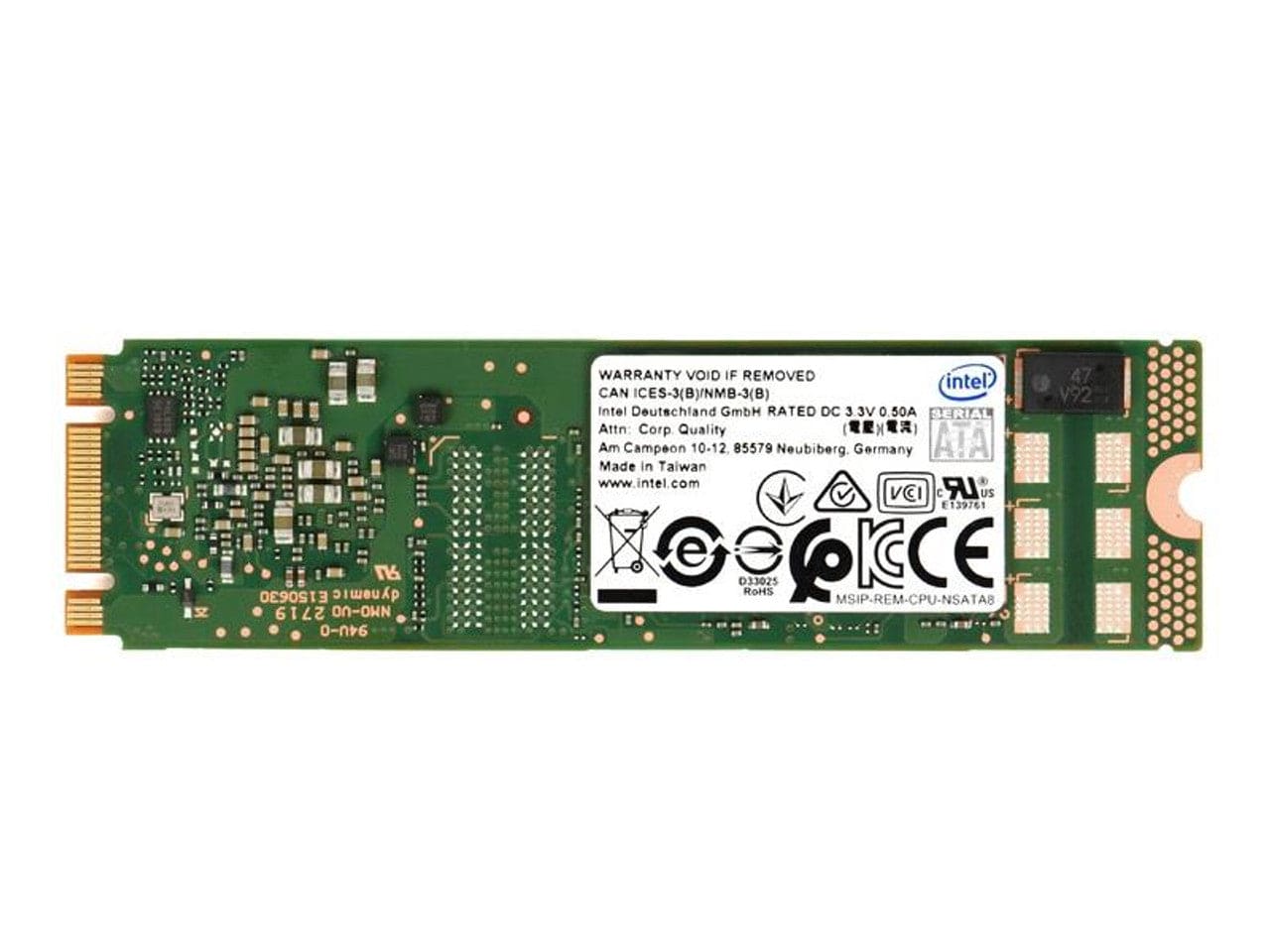 Intel SSD SSDSCKKB480G801 / SSDSCKKB480G8 D3-S4510 480GB M.2 80mm SATA 6Gb s 3D2 TLC