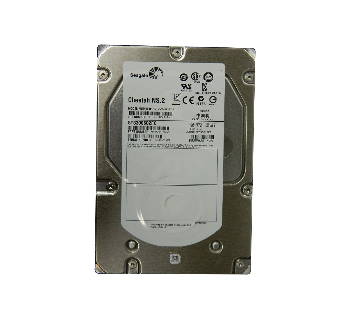 Seagate Cheetah 300 GB - 400 MBps - 10000 rpm