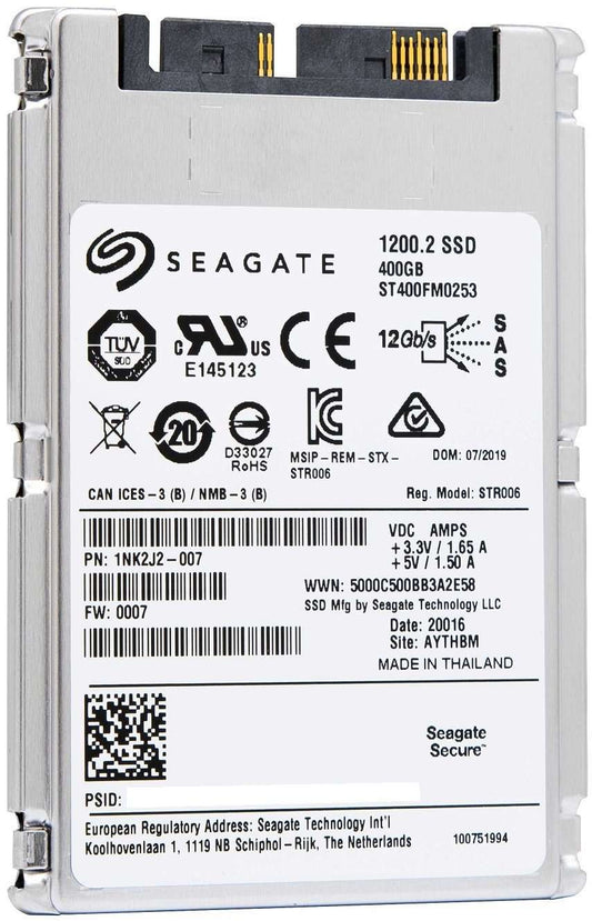 Seagate ST400FM0253 1200 400Gb SAS-12Gbps 2Gb-Buffer 1.8-Inch Solid State Drive