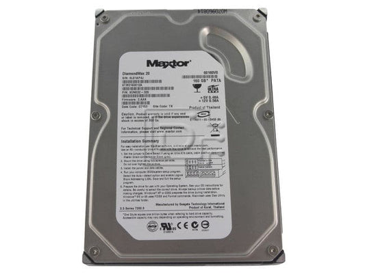 Maxtor DiamondMax 20 STM3160812A 160GB 7200 RPM 8MB Cache IDE Ultra ATA100 / ATA-6 3.5" Hard Drive