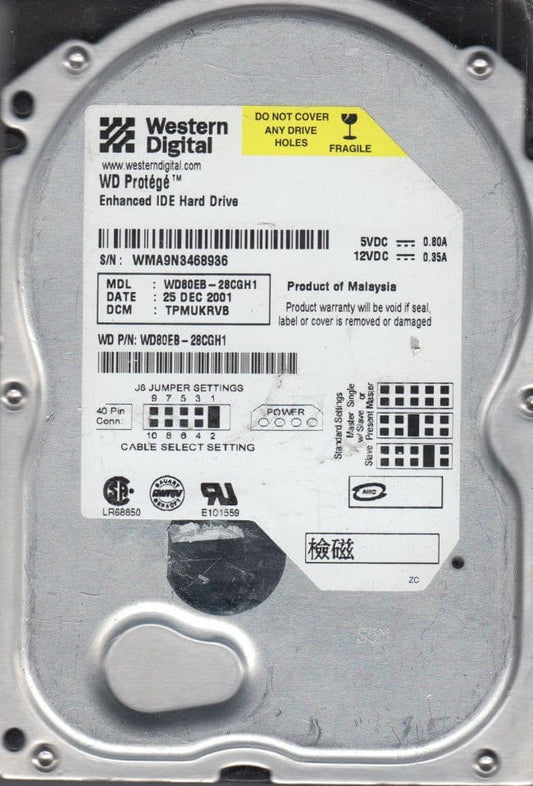 WD  8GB 5400 RPM,90 DAYS WARRANTY.  INSTOCK SHIP SAME DAY