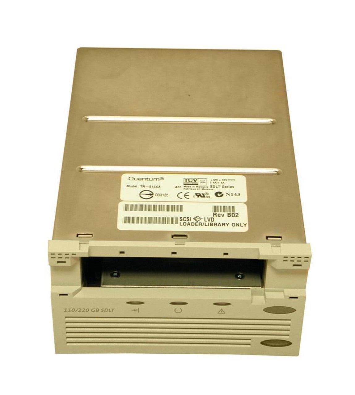 Quantum TR-S13XA-DA 110/220GB SDLT220 SCSI/ LVD TAPE DRIVE