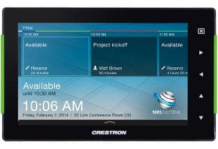 Crestron TSS-752-W-S Room Scheduling 7'' Touch Screen Touchscreen Panel