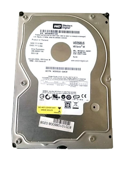 Western Digital CAVIAR SE WD2500JS 250GB 7200RPM 8MB BUFFER SATA-300 3.5" HARD DRIVE