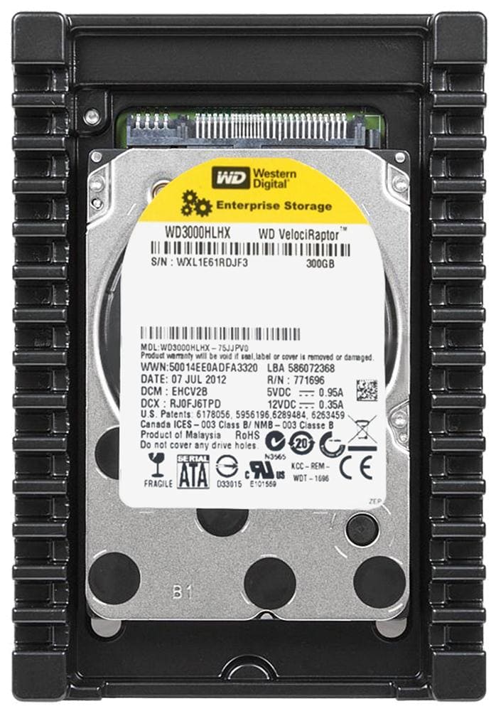 WD VelociRaptor 300 GB Internal hard drive - 600 MBps - 10000 rpm