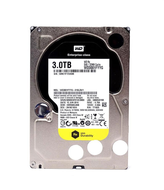 Western Digital WD3001FYYG-01SL3W1 3TB 7.2K SAS 6Gb/s 32MB 3.5'' Hard Drive