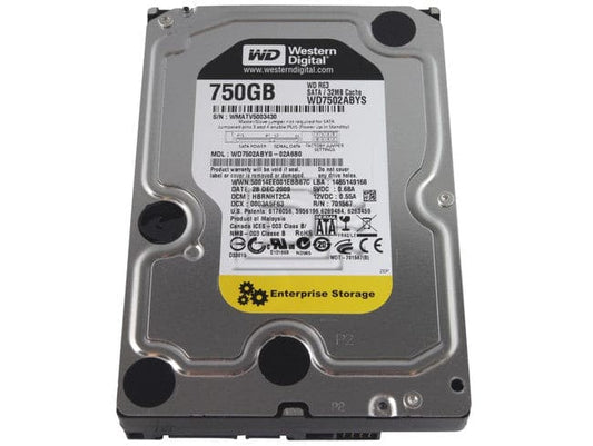 Western Digital RE3 WD7502ABYS 750GB 7200RPM 32MB SATA-300 3.5" HARD DRIVE