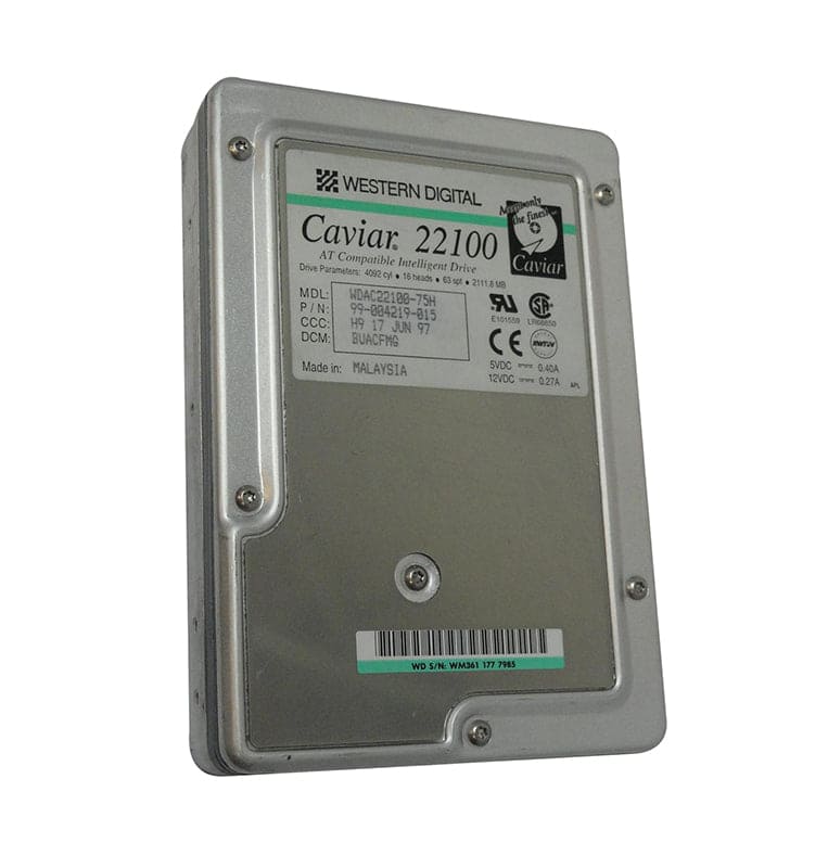 Western Digital Caviar WDAC22100-75H 2.1 GB 5200RPM IDE 3.5" Hard Drive