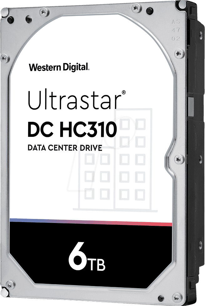 Western Digital 0B36039 Ultrastar DC HC310 6Tb SATA-6Gbps 3.5-Inch Hard Drive