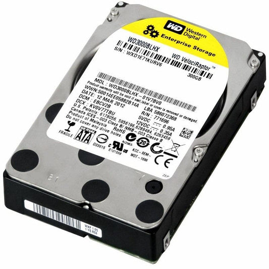 WD VelociRaptor WD3000BLFS - Hard drive - internal - 300 GB - 10000 rpm - 2.5" - Serial ATA-300