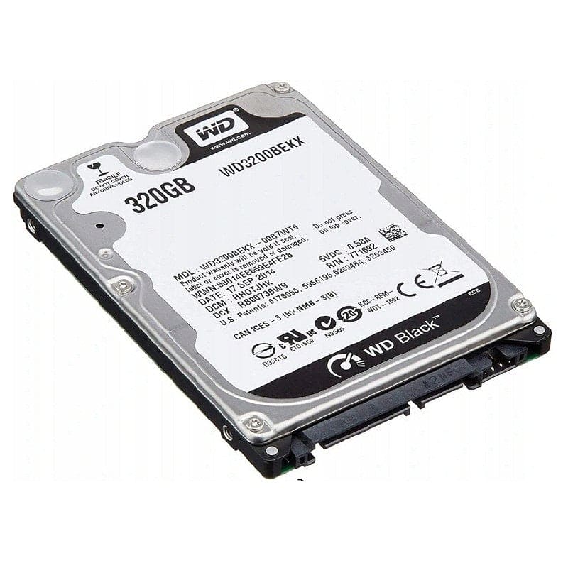 Western Digital Black Wd3200bekx 320gb 7200rpm Sata3/sata 6.0 Gb/s 16mb Notebook Hard Drive (2.5 Inch)