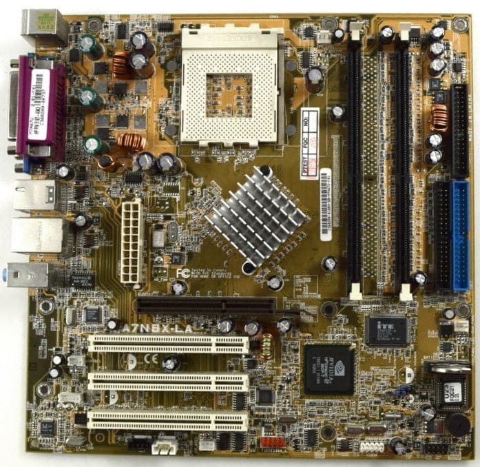 Asus A7N8X Motherboard, Athlon XP/Duron, Socket A,ATX, 3GB DDR Bare Motherboard