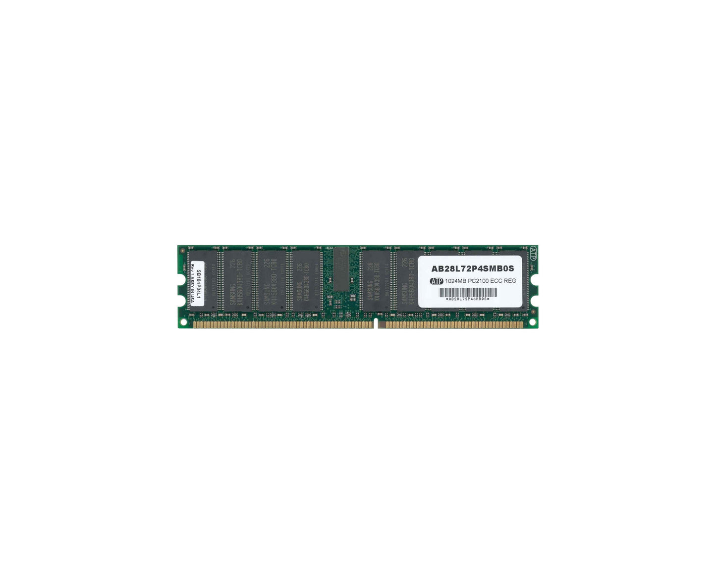 Samsung AB28L72P4SMBOS 1GB DDR266 PC2100 DDR SDRAM REGISTERED ECC 184-PIN DIMM MEMORY MODULE